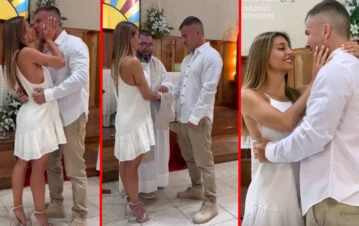 ¡Vivan los novios! Sol Pérez se casó con Guido Mazzoni en una ceremonia muy emotiva: las fotos