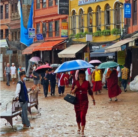 Foto del viaje de Nepal de Mario compartida en su Instagram.