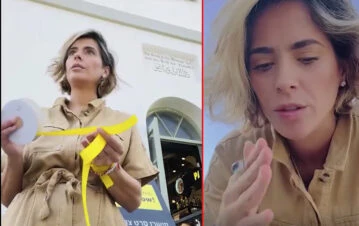 Victoria Vannucci viajó a Israel como voluntaria en la guerra: mostró fotos y contó qué está haciendo