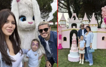 El mega cumpleaños de Isabella, la hija de Wanda Nara en Turquía: castillos rosas, princesas y lujos