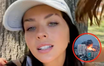 La China Suárez expresó su dolor tras el bombardeo a Israel