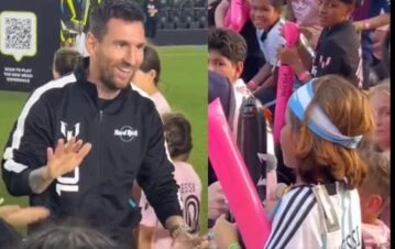 Lionel Messi fue sorprendido por la pregunta de un nene en Miami: “¿Cómo hacés con la…?”