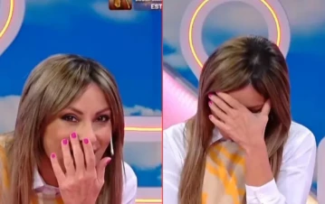 El video del ataque de risa que sufrió Marcela Tauro en Intrusos