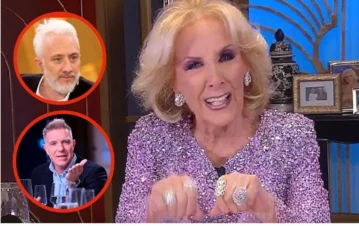 La indignación de Mirtha Legrand con Fantino y Andy Kusnetzoff porque la copian: “Por favor”