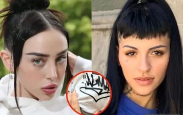 Cazzu mostró el tierno regalo que le hizo Nicki Nicole a su hija recién nacida: “Estrenando uno de los 100”