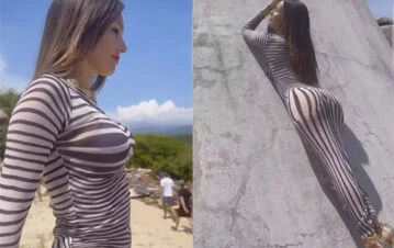 ¡Un quemo! Qué famosa internacional copió Pampita al usar su mismo vestido de Jean Paul Gaultier