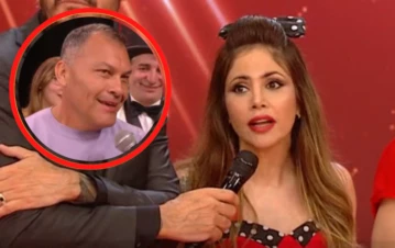 La escena de celos que Walter Festa le hizo a Romina Uhrig en el Bailando