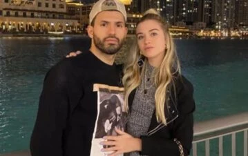 ¡Bombazo! Revelan que la novia del Kun Agüero está embarazada del primer hijo de la pareja