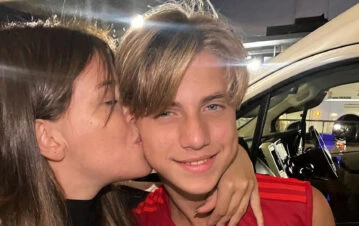 Tras meses sin verlo, Wanda Nara mostró el reencuentro con su hijo Valentino