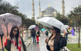 La visita de Wanda y Zaira Nara a la iglesia más famosa de Estambul en busca del milagro para la salud