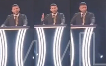 Escándalo con el Kun Agüero en los Martín Fierro Latino: "Se retiró furioso porque..."