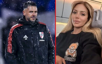 Acusan a Evangelina Anderson de ser la culpable del mal momento de Demichelis en River