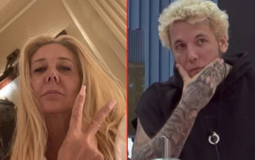 La llamativa foto de Mariana Nannis con Alex Caniggia en medio de la guerra familiar