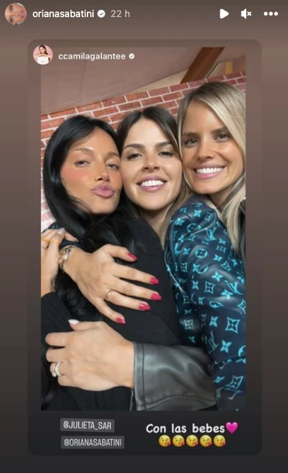Camila Galante y Oriana Sabatini juntas