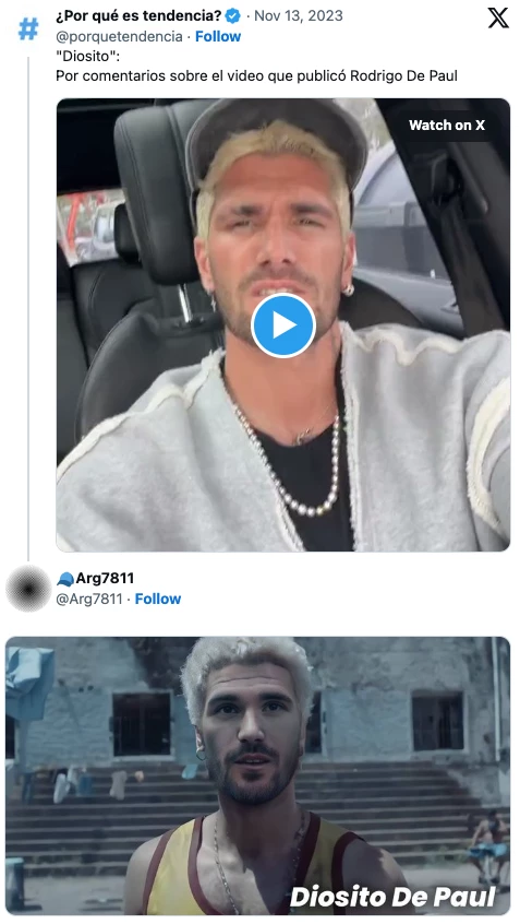 Memes de Rodrigo de Paul