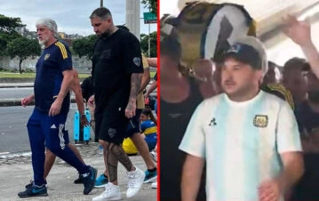 Polémica: así escracharon a Diego Bracantaelli con la barra de Boca en Brasil