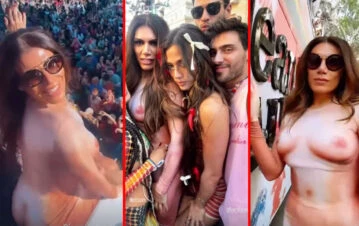 El polémico vestido que usó Flor de la V en la Marcha del Orgullo LGBTIQ+: las fotos