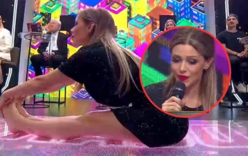 Evangelina Anderson sorprendió con su flexibilidad a los finalistas de Los 8 escalones