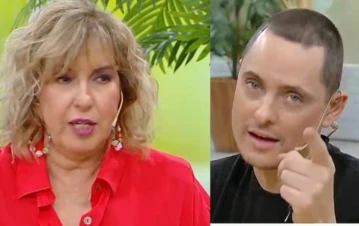 ¡Todo mal! Georgina Barbarossa se sacó al aire con Lío Pecoraro