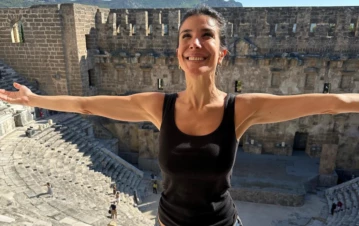 Las fotos de las vacaciones espirituales de Andrea Rincón en Turquía