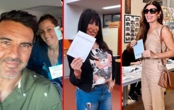 De Flor de la V a Mica Viciconte con Cubero y hasta Amalia Granata: así votaron los famosos en el Balotaje 2023