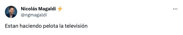 NICO MAGALDI EXPRESO SU INDIGNACION POR LA INTEMPESTIVA SALIDA DE INTRATABLES.
