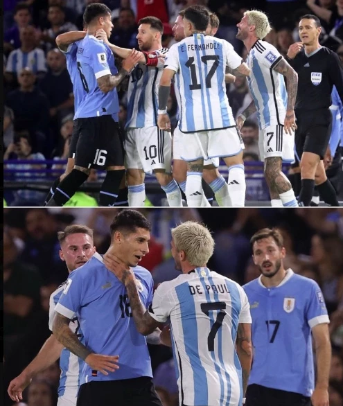 MESSI Y DE PAUL METIDOS EN TODOS LOS LIOS.