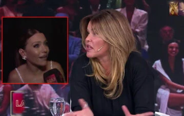 Nazarena Vélez cruzó a Evangelina Anderson tras renegar de sus épocas de mediática