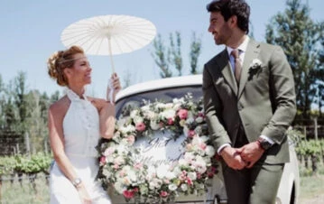 Las fotos inéditas de la boda de Nicole Neumann y Manu Urcera en la bodega más top de Neuquén