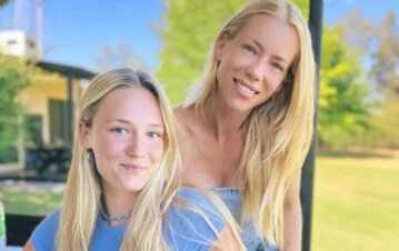 Nicole Neumann mostró el vestido que usará su hermanastra sueca en su boda con Urcera