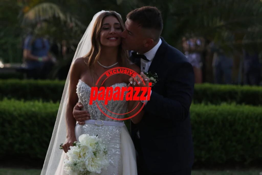 Sol Pérez y Guido Mazzoni recién casados