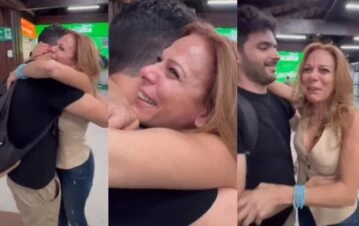 ¡Dale play! El llanto de Iliana Calabró al reencontrarse con su hijo Nicolás tras más de dos años sin verlo