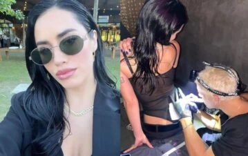 El jugado tatuaje en la cola que Lali Espósito se hizo en medio de una fiesta de casamiento
