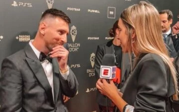 ¡Off side! El video de Lionel Messi mirando de lejos a Sofi Martínez que enfureció a Antonela