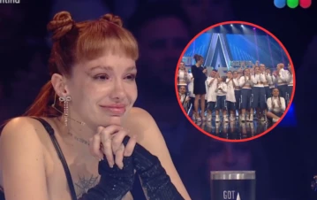 ¿Qué pasó? La Joaqui lloró al reencontrarse en Got Talent con un bailarín al que le dio trabajo