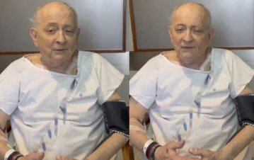 ¡De locos! Chiche Gelblung habló desde terapia intensiva y mostró cómo está: "Todo cableado y..."