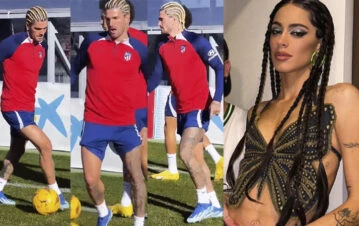 El revolucionario look afro de Rodrigo De Paul que imitó a Tini Stoessel para reconquistarla