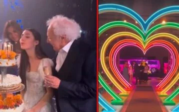 El álbum de fotos de la fiesta de 15 de la hija de Guillermo Coppola: limusina, parque de diversiones y muchos lujos