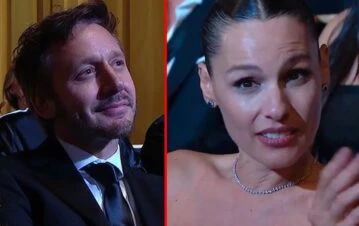 El ataque de calentura de Pampita en los Martín Fierro contra Benjamín Vicuña