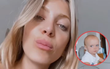 ¡Muy cansada! El extraño método de Cande Ruggeri para que su hija no la despierte durante la madrugada