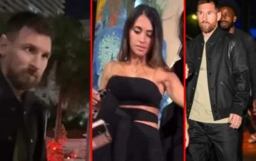 El mal momento que pasaron Messi y Antonela Roccuzzo en Miami por culpa de un par de fanáticos
