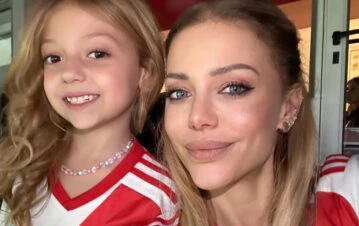 Evangelina Anderson mostró el hábito argentino que adoptó su hija Abrojito, tras criarse en Europa