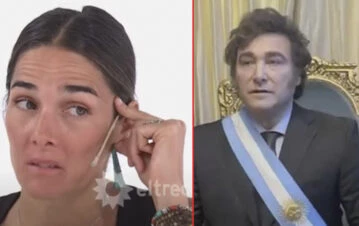 La picante crítica de Juana Viale al look de Javier Milei tras asumir la Presidencia