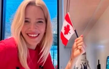 Luisana Lopilato mostró cómo es el mercado en el que hizo sus compras navideñas en Canadá