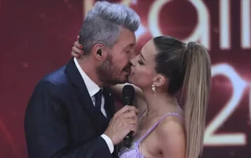 El video caliente de Marcelo Tinelli y Milett Figueroa "jugando" detrás de cámaras