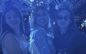 El abrazo del alma de Nicole Neumann y su hija Indiana en su casamiento: "La mejor foto de la noche"