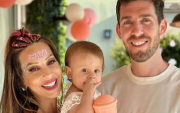 Las tiernas fotos del cumpleaños de un año de la hija menor de Noelia Marzol