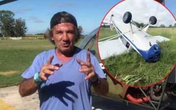 Así se le cayó el avión a Pachi de Quinta a fondo en plena tormenta 