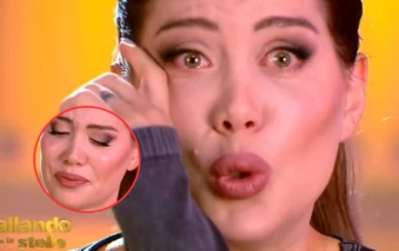 Wanda Nara lloró en vivo en la televisión italiana por un reclamo de su hija menor