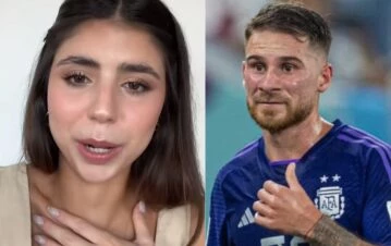 Cami Mayan mostró el último chat privado que tuvo con Alexis Mac Allister tras separarse